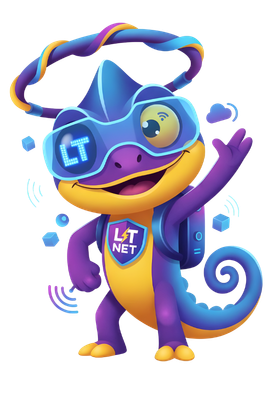 Infraestrutura e rede de fibra óptica da LT NET